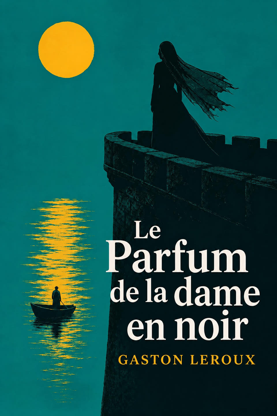 Le Parfum de la dame en noir by Gaston Leroux, the cover