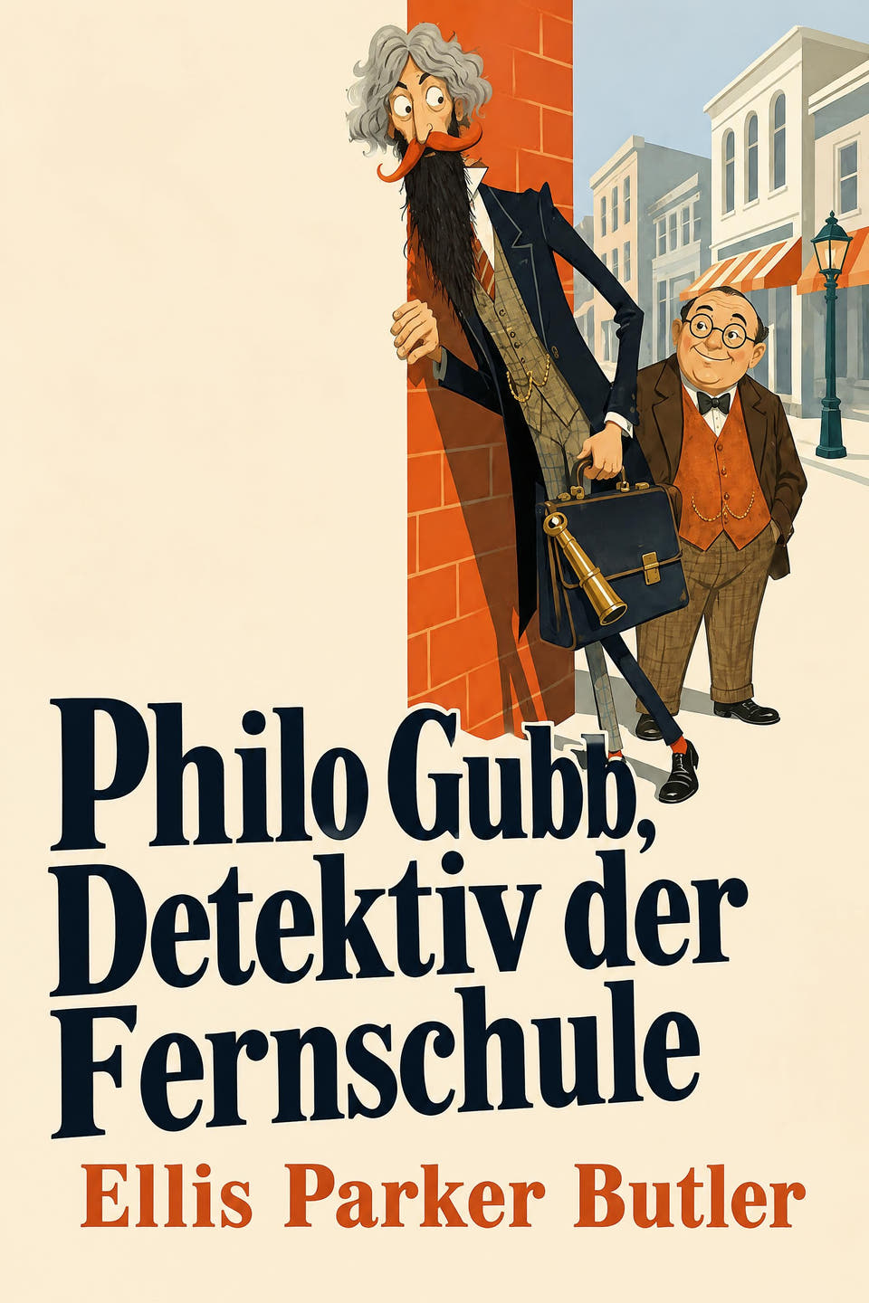 Philo Gubb, Detektiv der Fernschule by Ellis Parker Butler, the cover