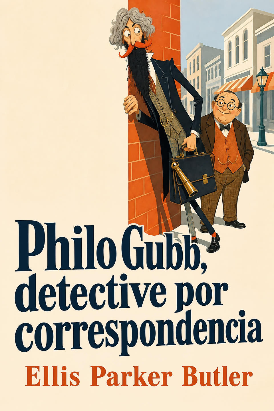 Philo Gubb, detective por correspondencia by Ellis Parker Butler, the cover