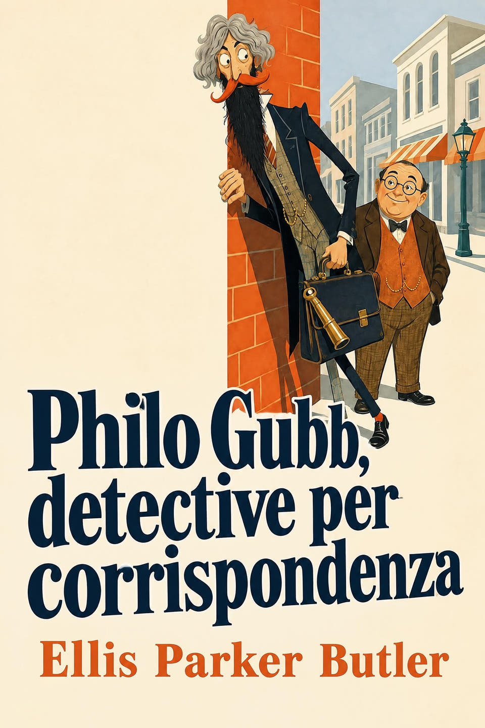 Philo Gubb, detective per corrispondenza by Ellis Parker Butler, the cover