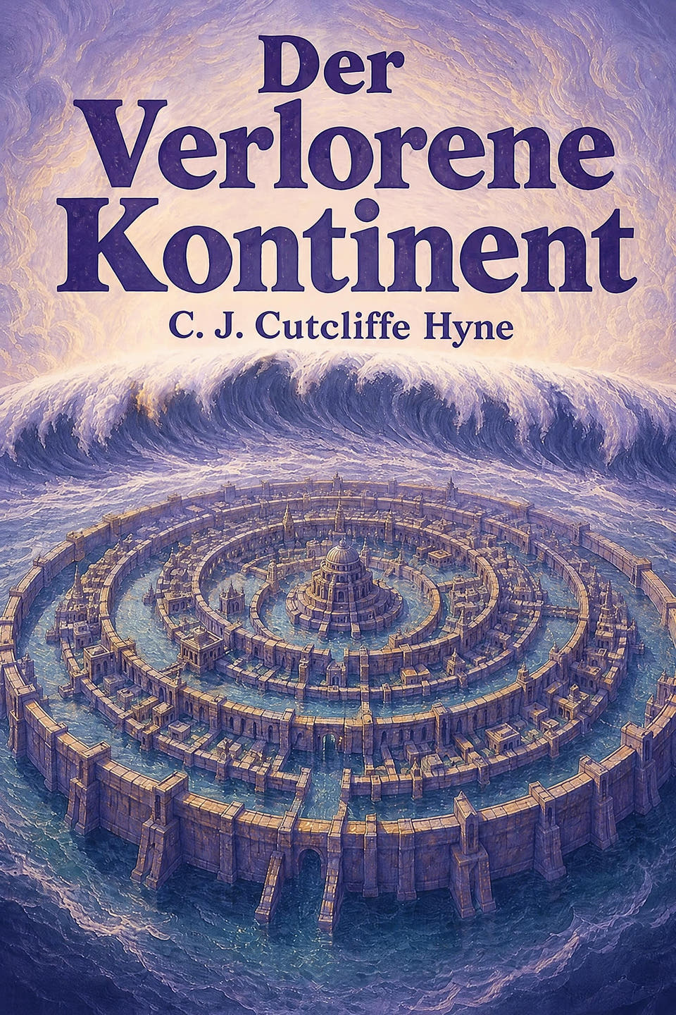Der Verlorene Kontinent by C. J. Cutcliffe Hyne, the cover