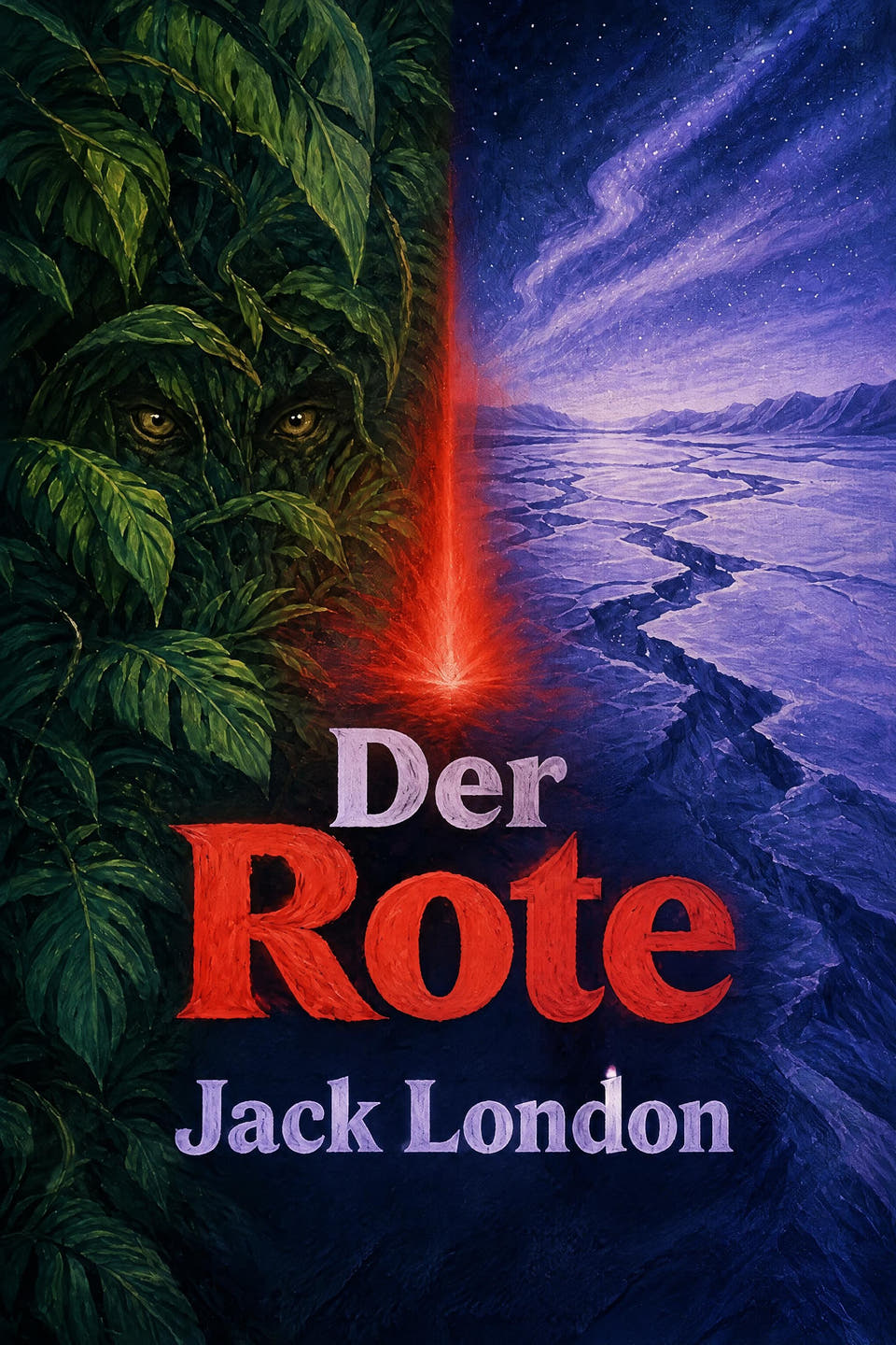 Der Rote by Jack London, the cover