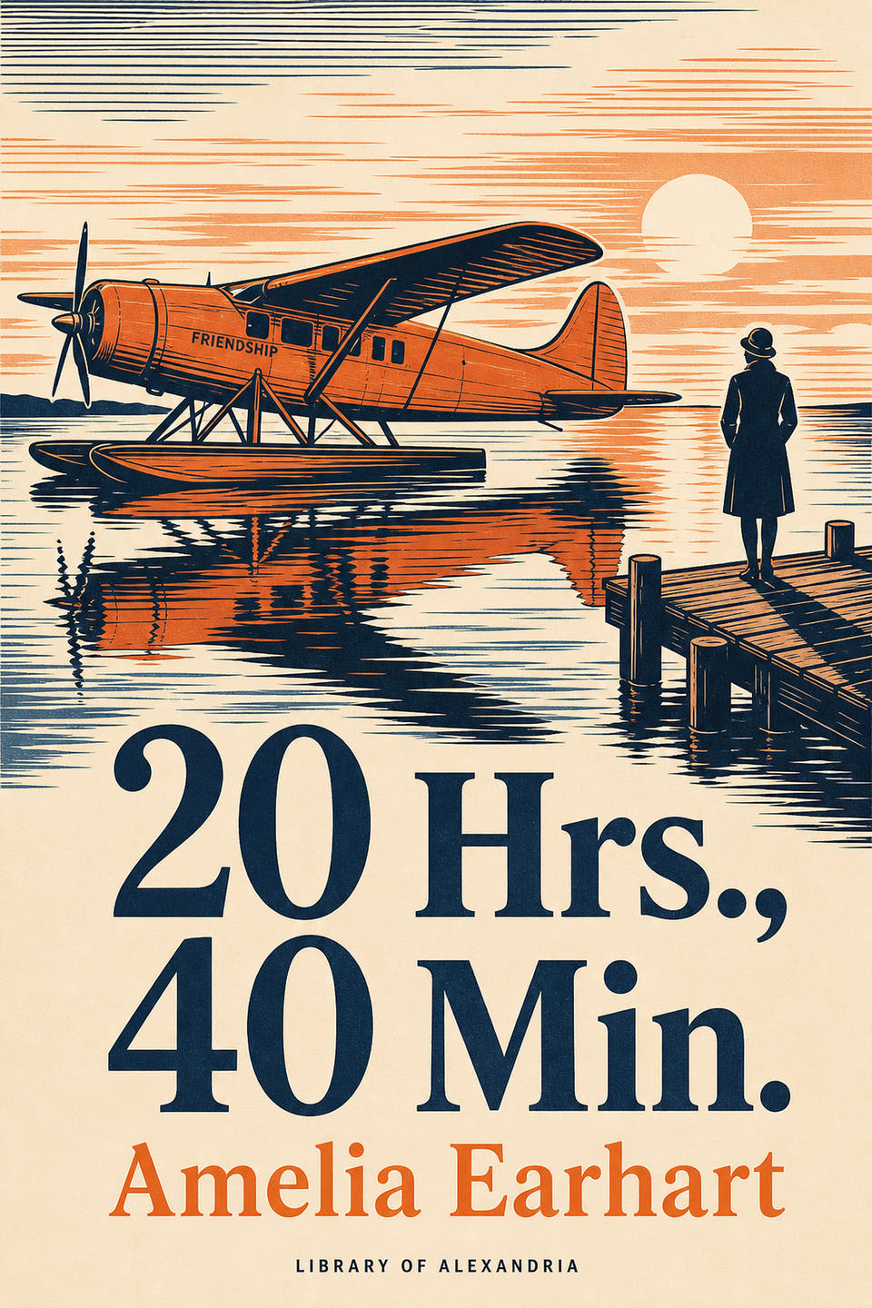 20 Hrs., 40 Min. by Amelia Earhart, the cover