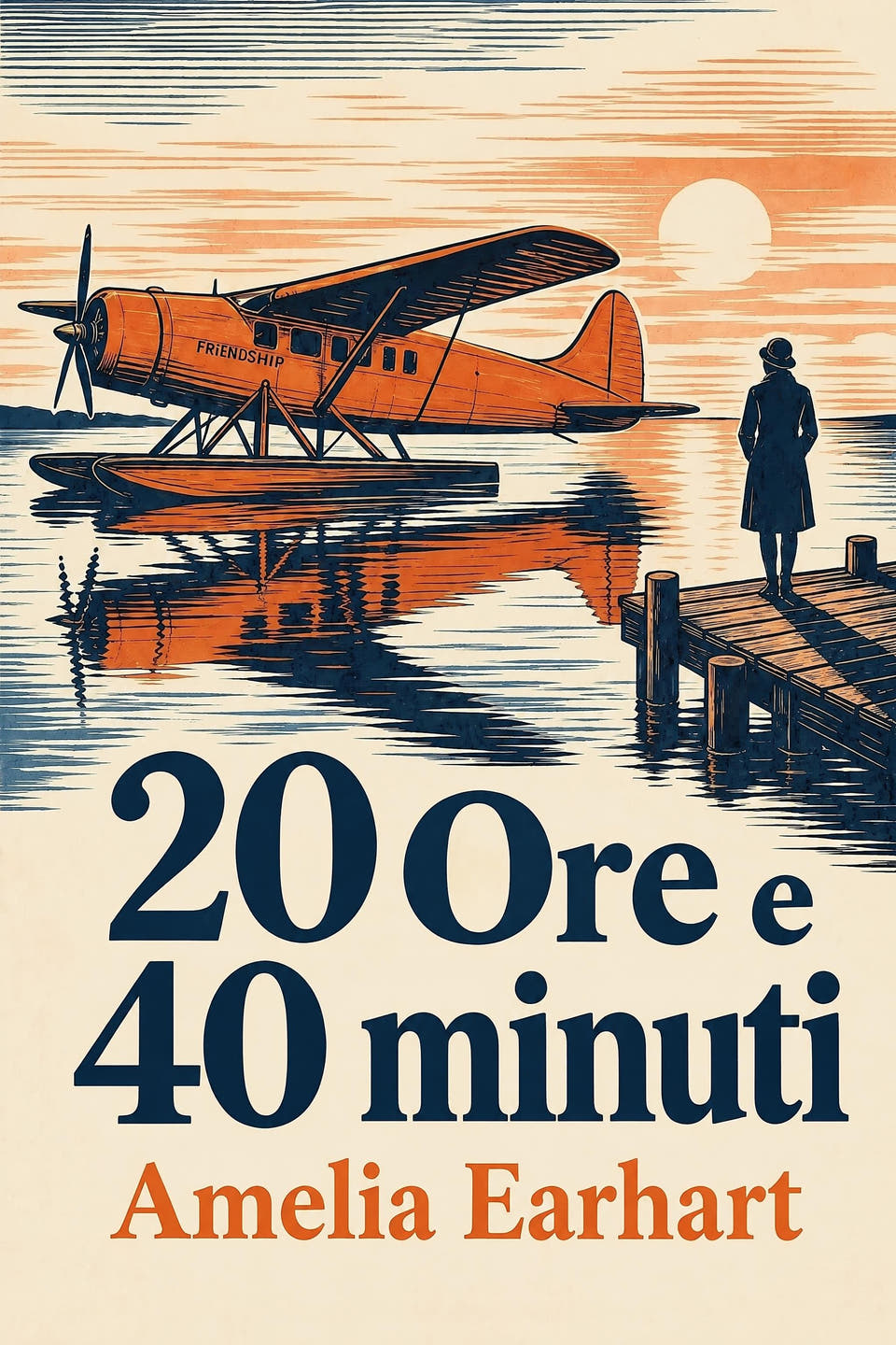 20 Ore e 40 minuti by Amelia Earhart, the cover