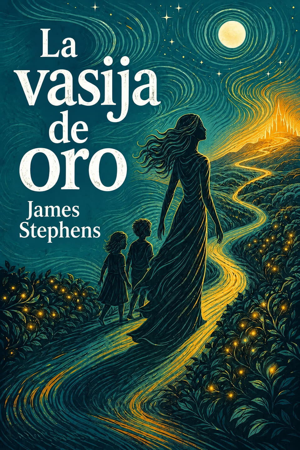 La vasija de oro by James Stephens, the cover