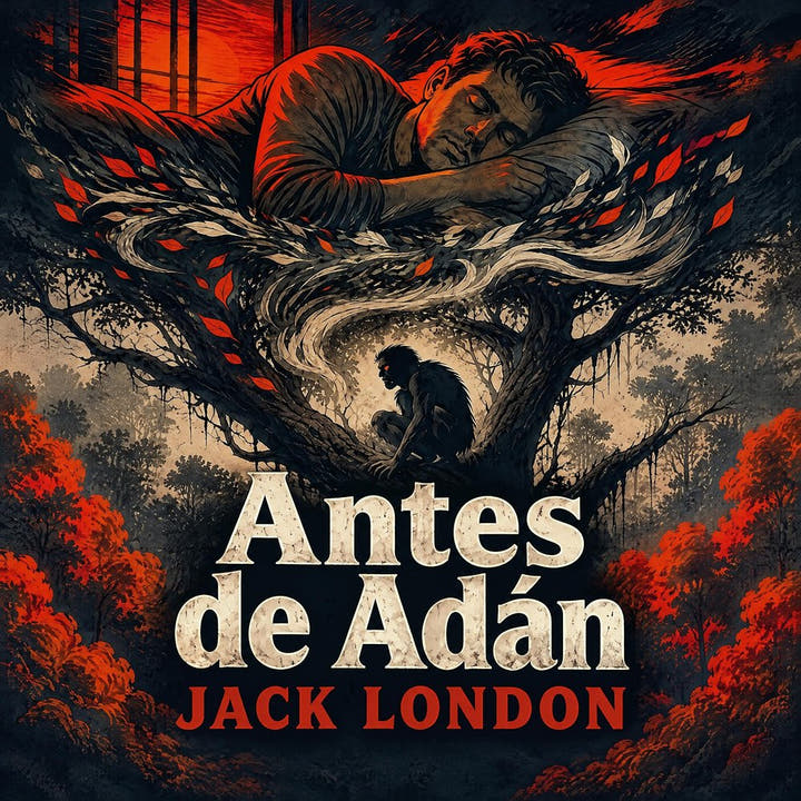 Antes de Adán, portada del audiolibro