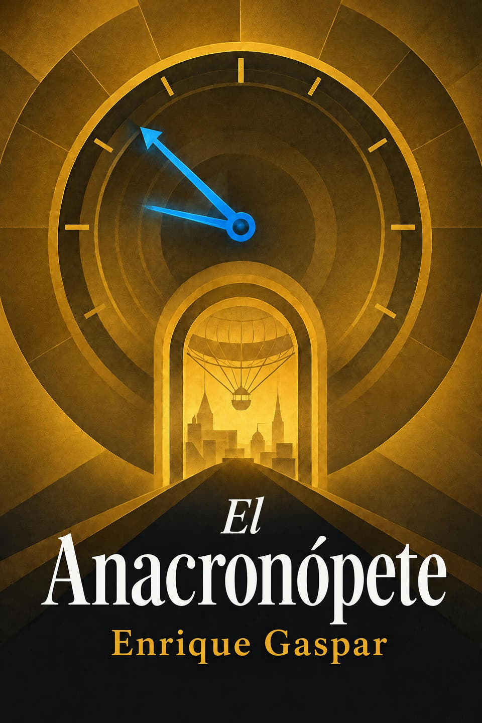 El Anacronópete by Enrique Gaspar, the cover