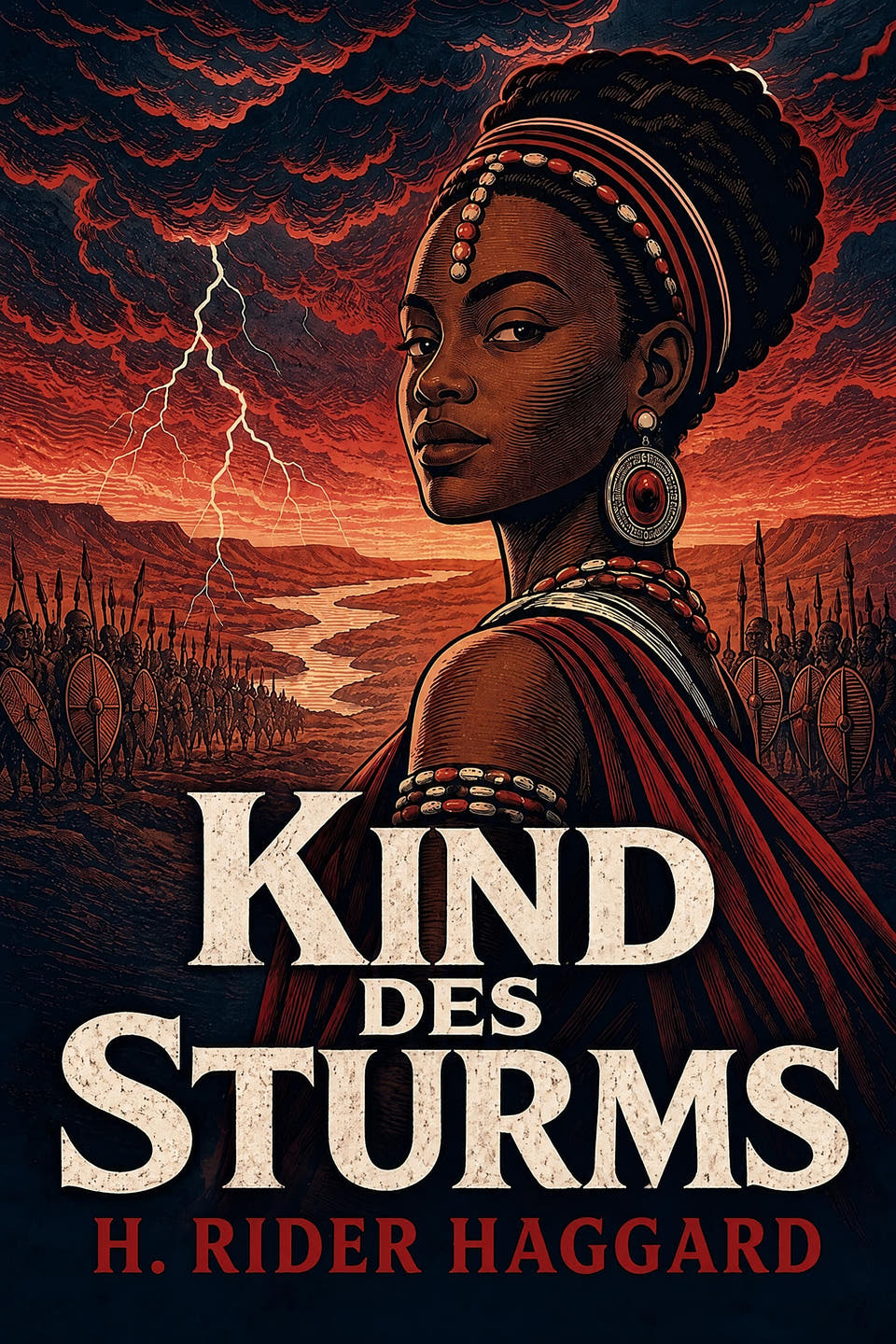 Kind des Sturms by H. Rider Haggard, the cover