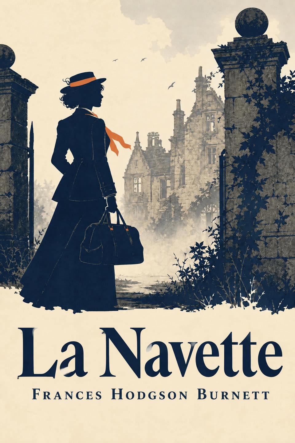 La Navette by Frances Hodgson Burnett, the cover