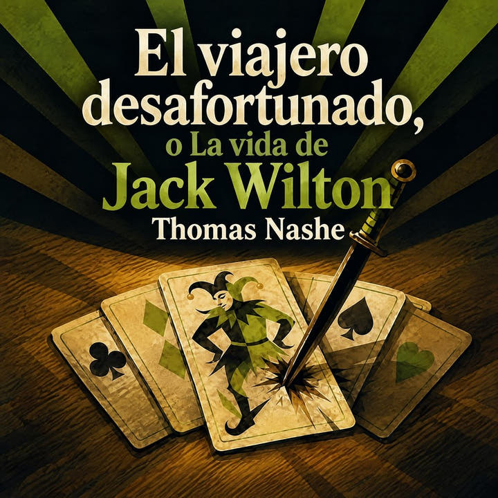 El viajero desafortunado, o La vida de Jack Wilton, portada del audiolibro
