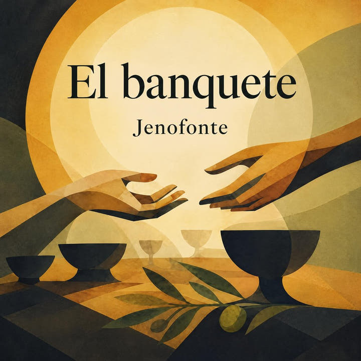 El banquete, portada del audiolibro