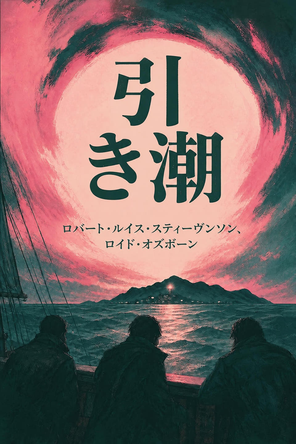 ロバート・ルイス・スティーヴンソン、ロイド・オズボーン著『引き潮』の表紙