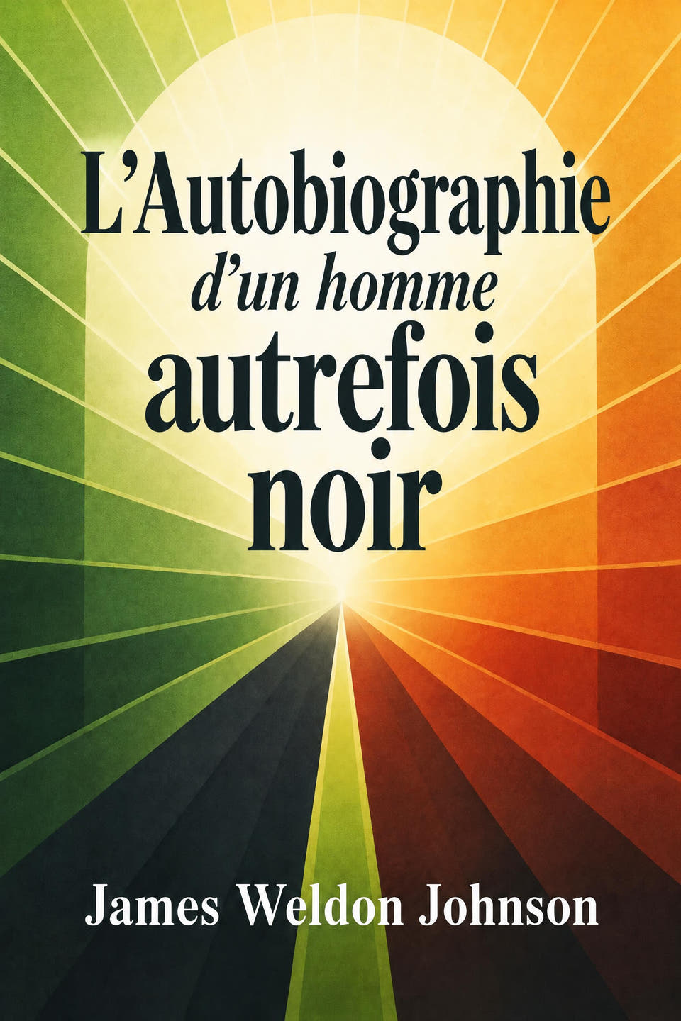 L’Autobiographie d’un homme autrefois noir by James Weldon Johnson, the cover