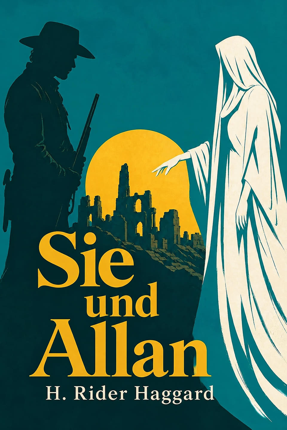 Sie und Allan by H. Rider Haggard, the cover