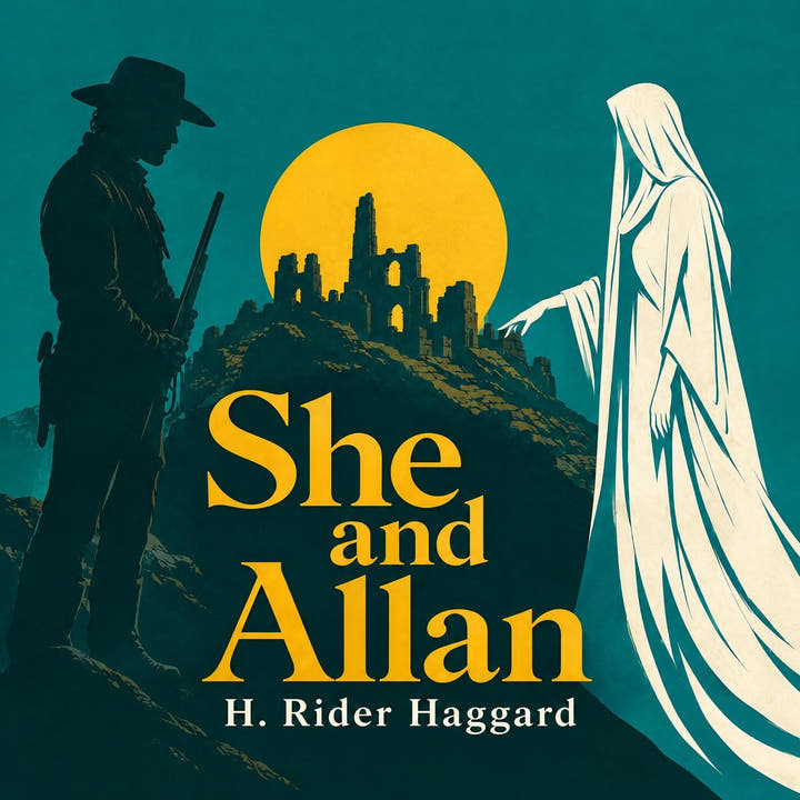 She and Allan, the audiobook cover