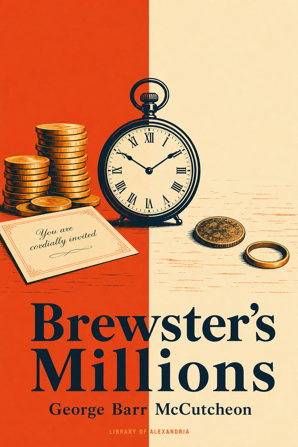 Los millones de Brewster by George Barr McCutcheon, the cover