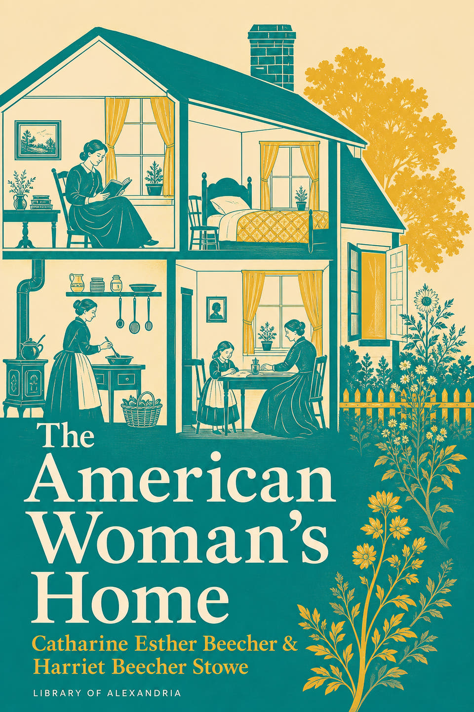 The American Woman's Home by Catharine Esther Beecher; Harriet Beecher Stowe, the cover