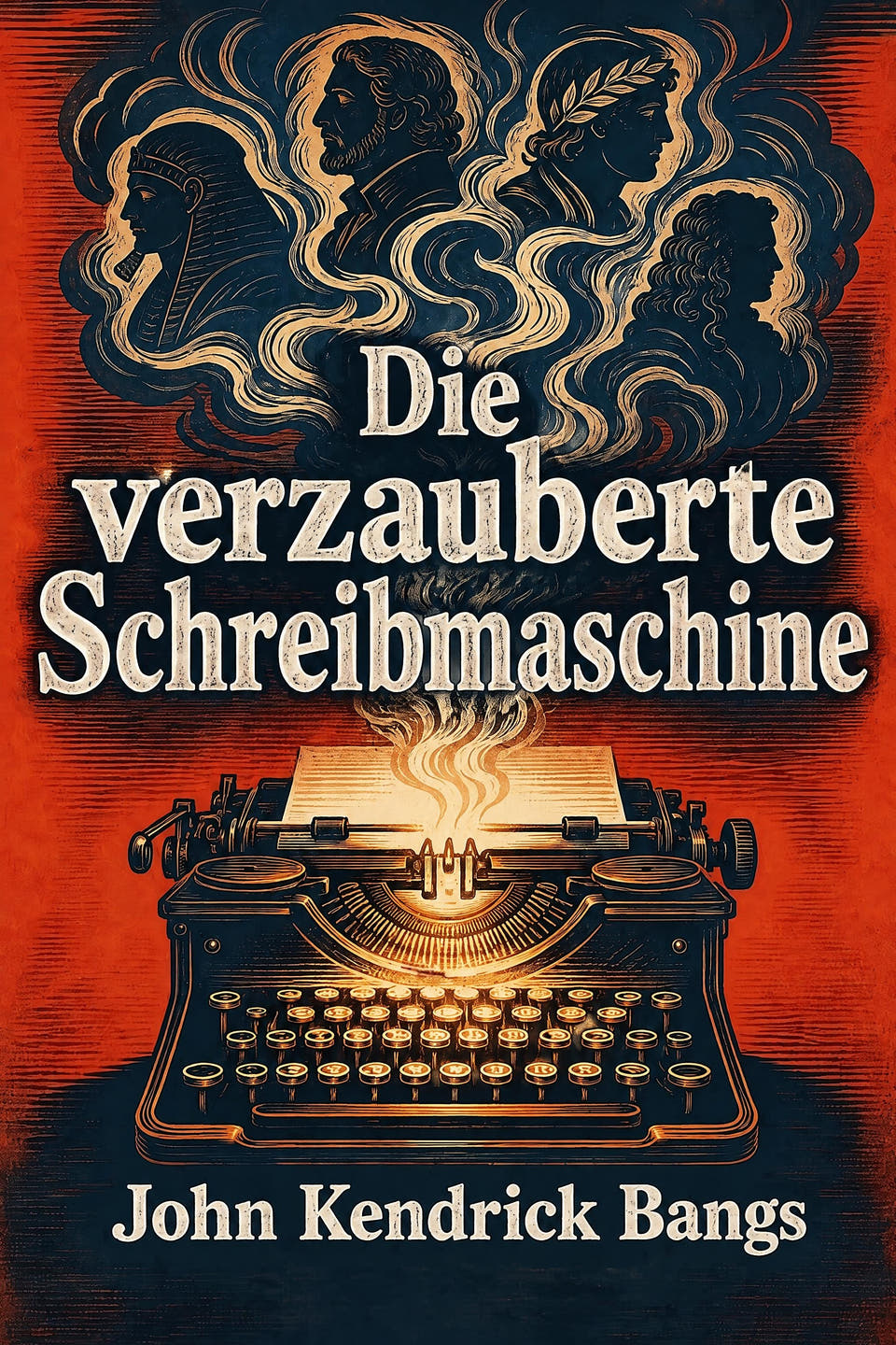 Die verzauberte Schreibmaschine by John Kendrick Bangs, the cover