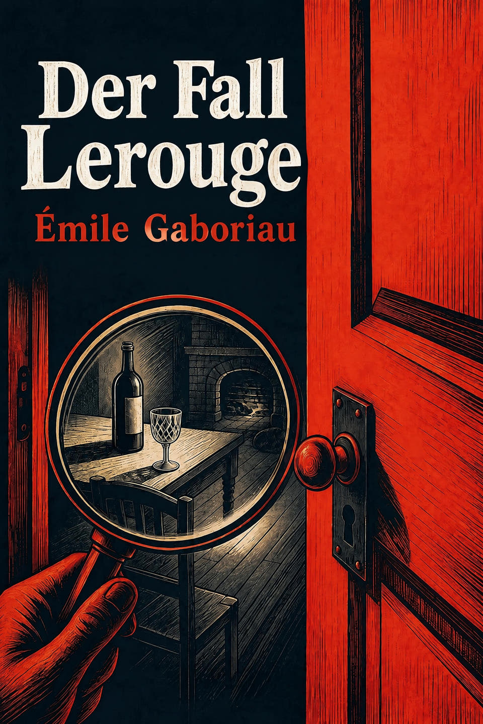 Der Fall Lerouge by Émile Gaboriau, the cover