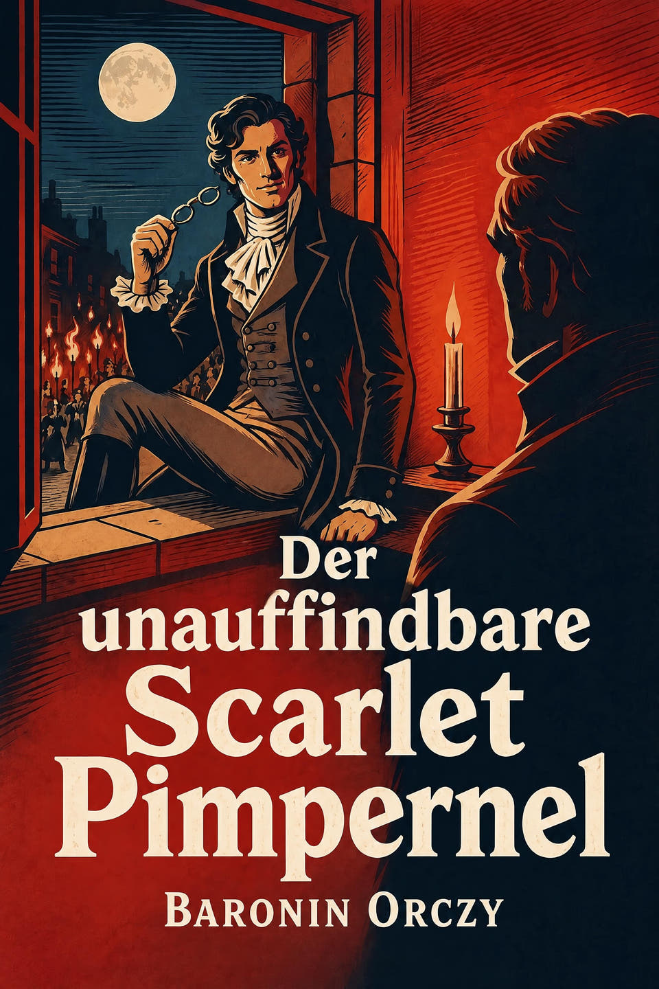 Der unauffindbare Scarlet Pimpernel by Baronin Orczy, the cover
