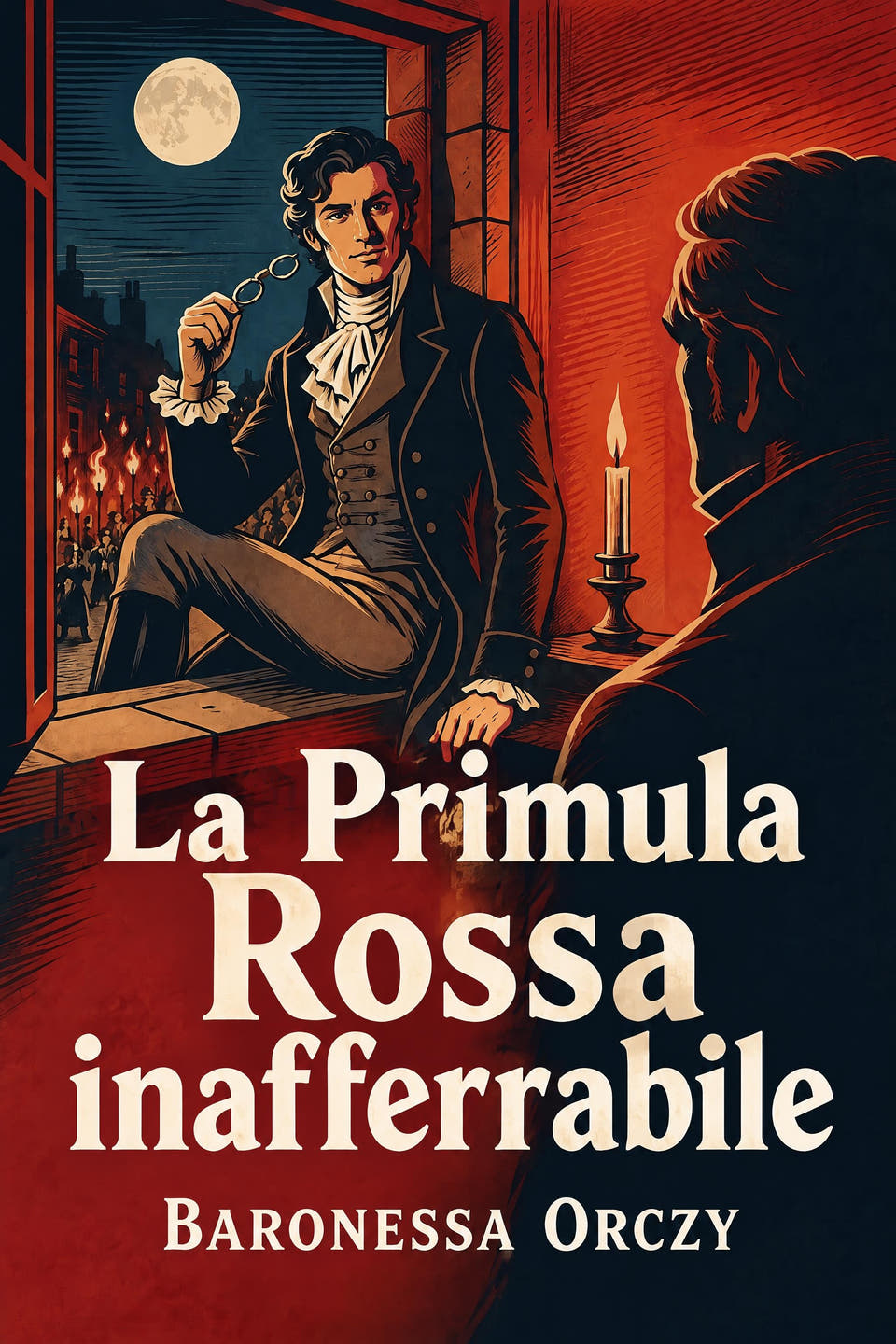 La Primula Rossa inafferrabile by Baronessa Orczy, the cover