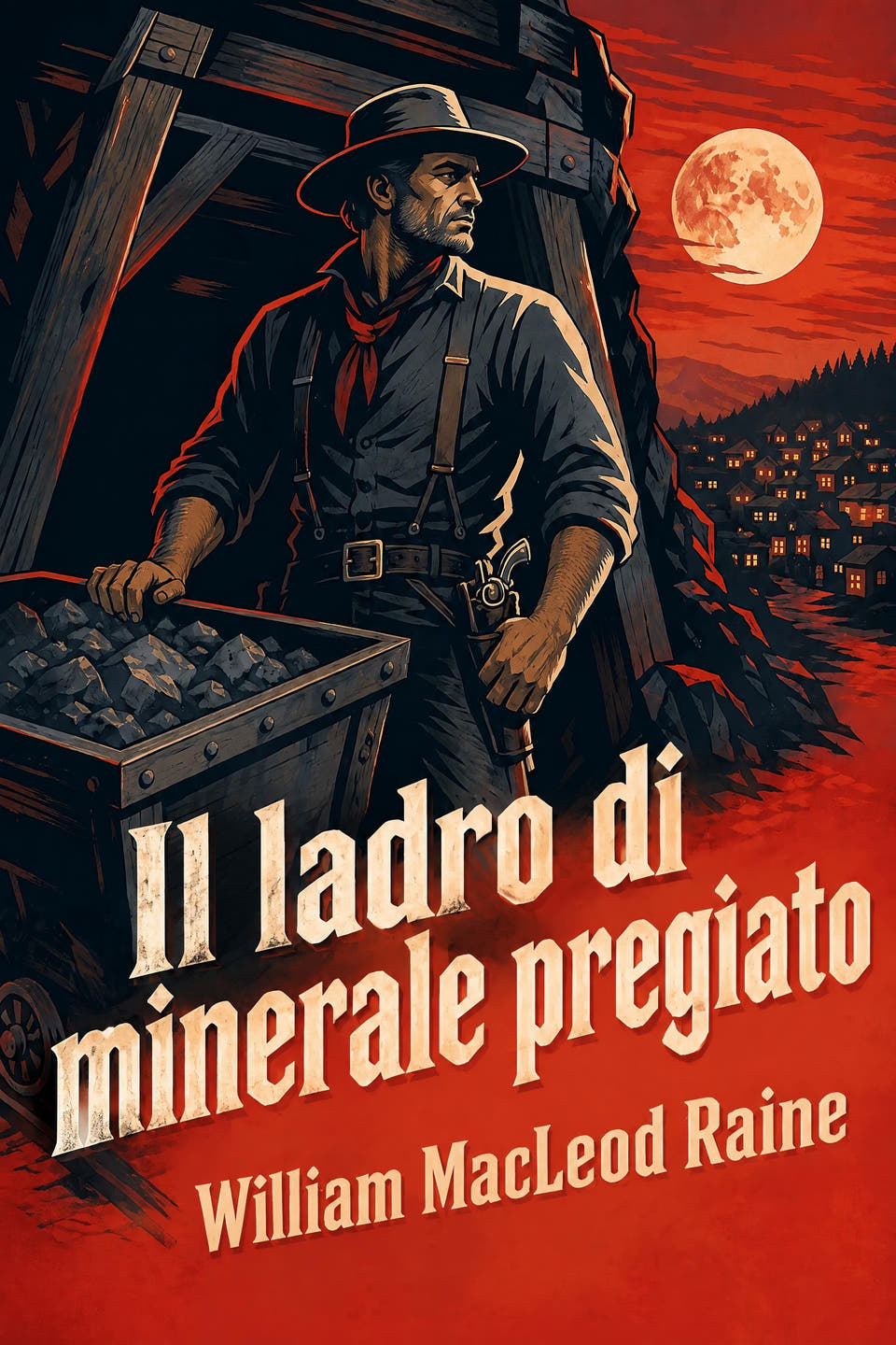 Il ladro di minerale pregiato by William MacLeod Raine, the cover