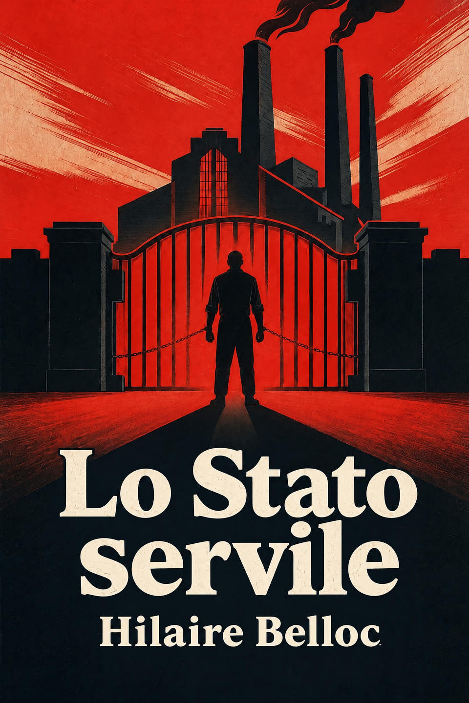 Lo Stato servile by Hilaire Belloc, the cover