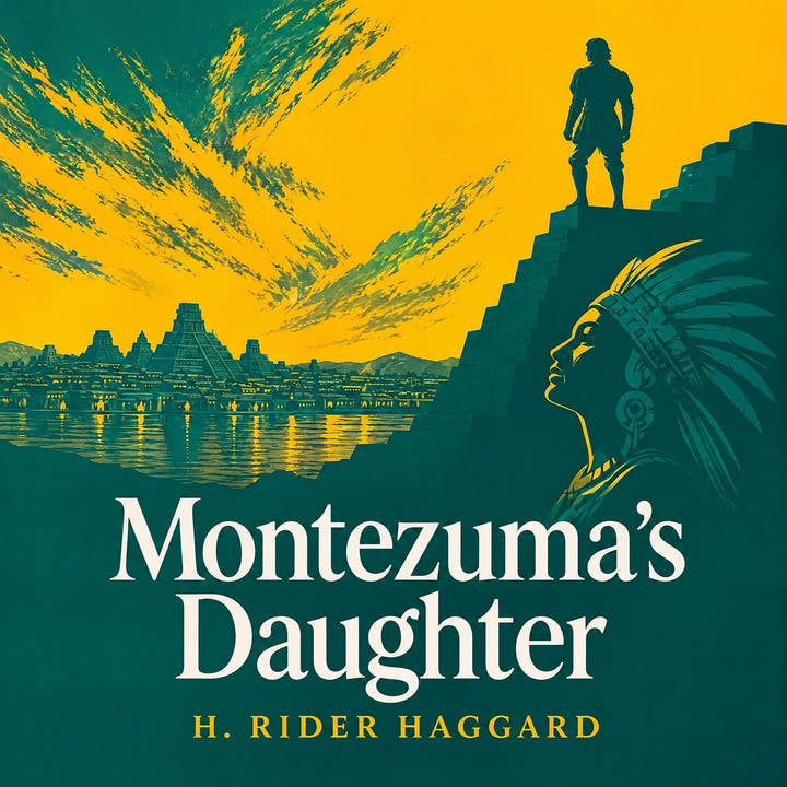 La hija de Moctezuma, the audiobook cover
