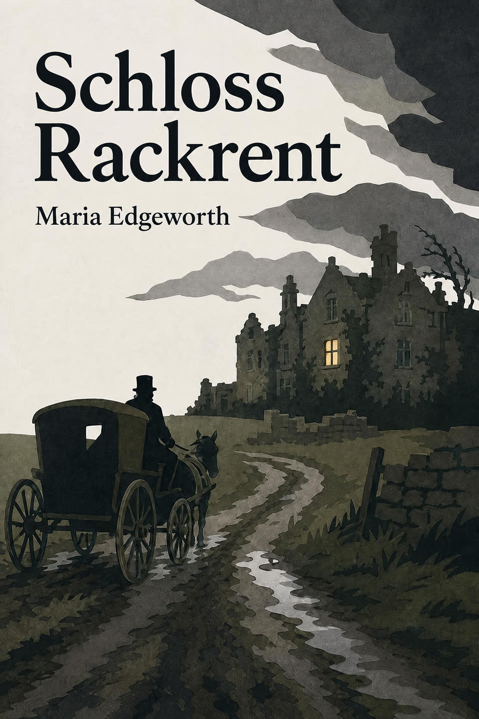 Schloss Rackrent by Maria Edgeworth, the cover