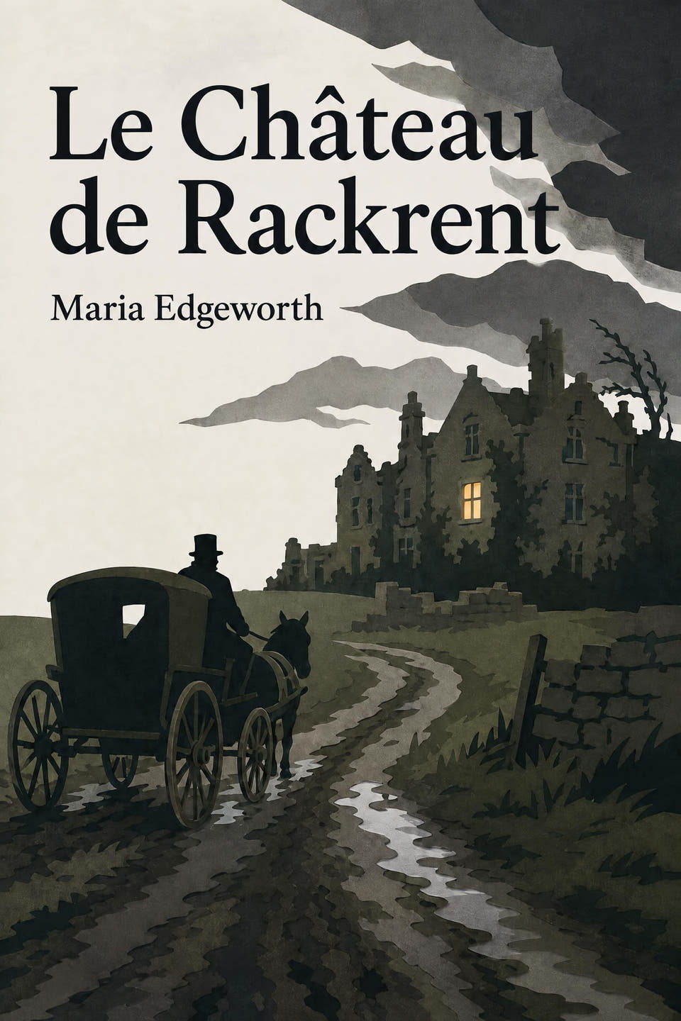 Le Château de Rackrent by Maria Edgeworth, the cover