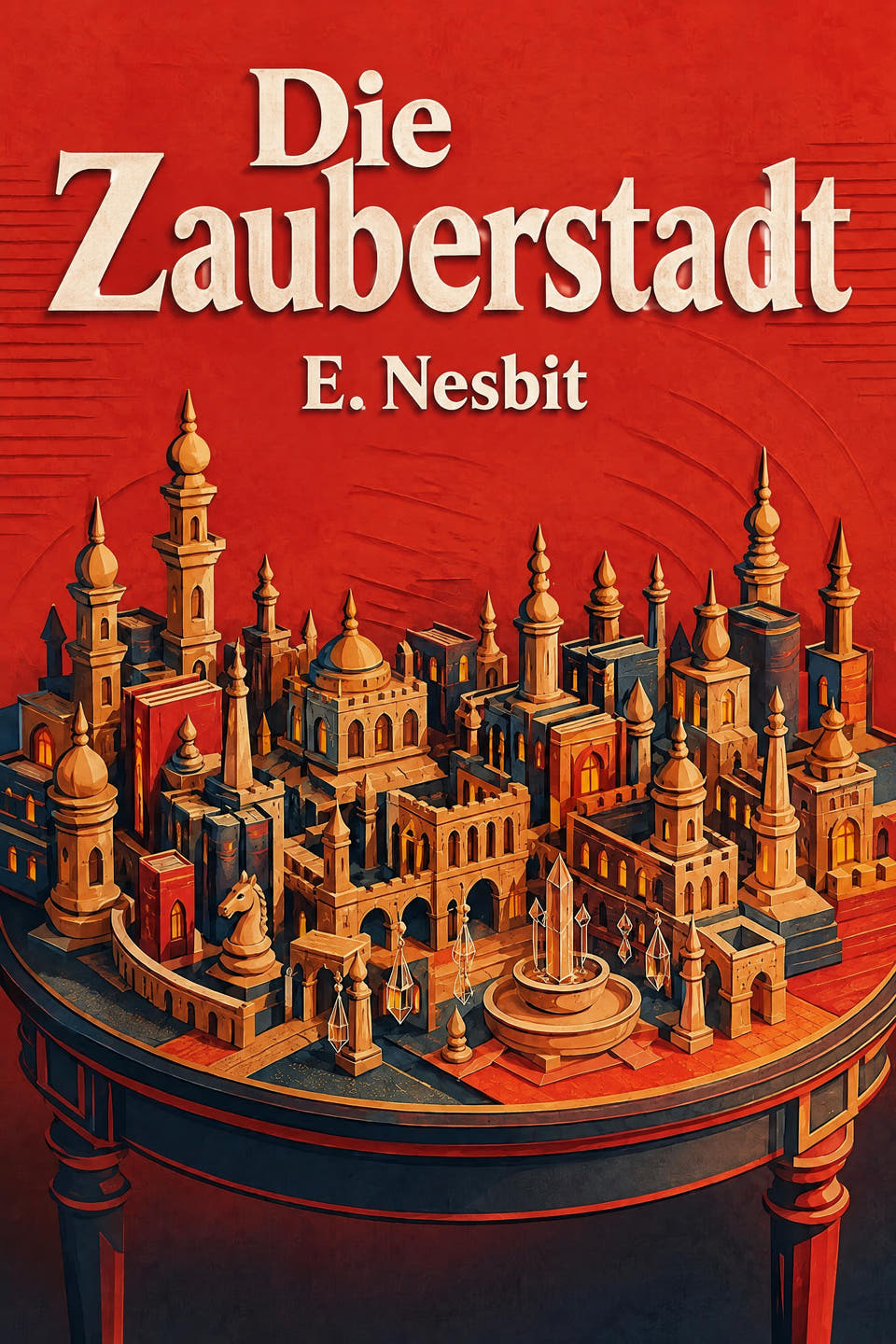 Die Zauberstadt by E. Nesbit, the cover