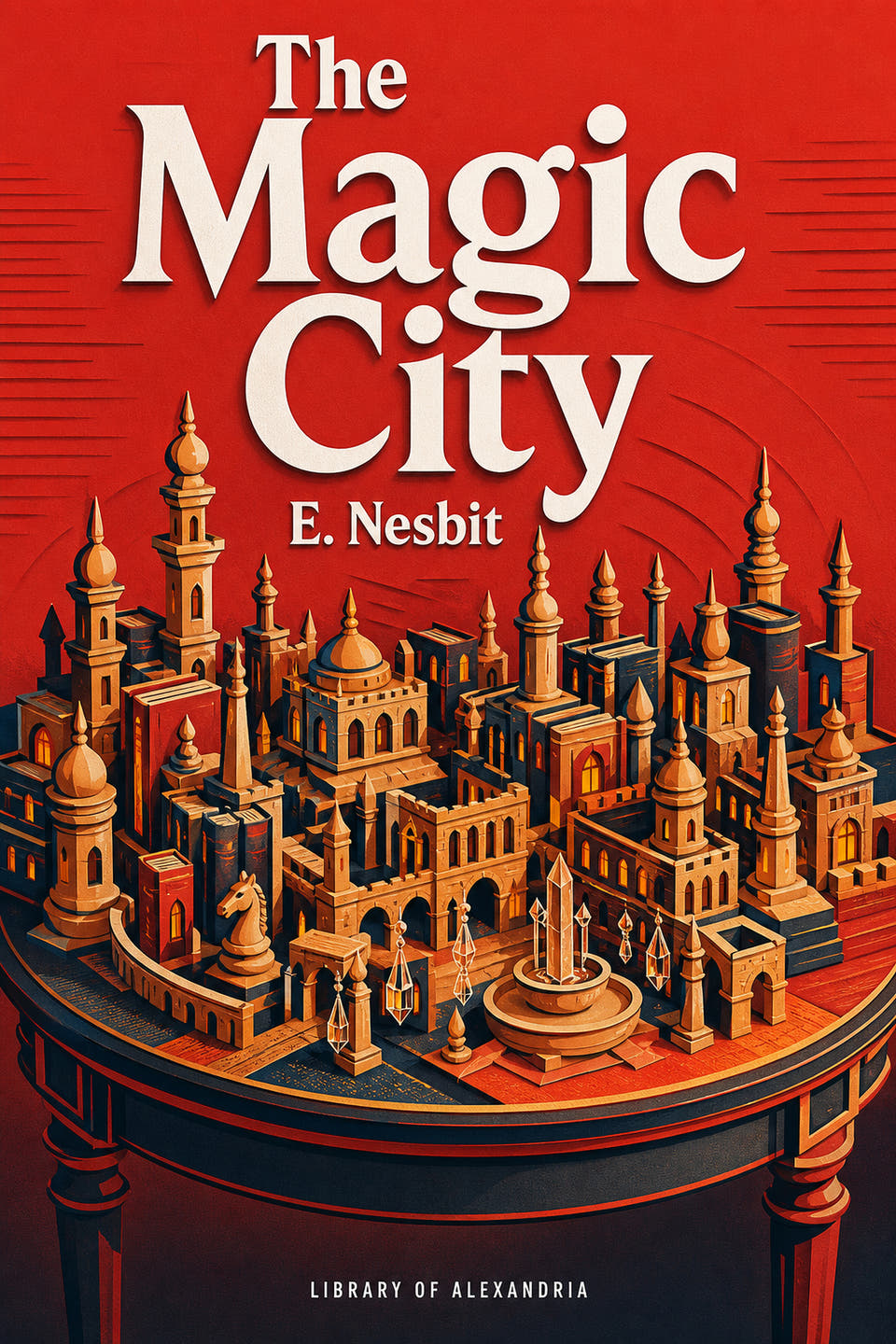 The Magic City by E. Nesbit, the cover