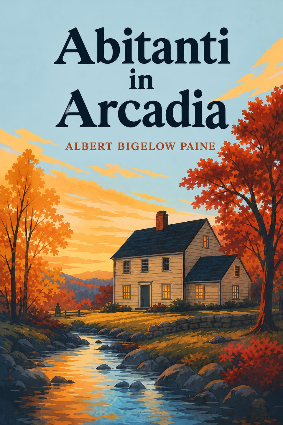 Abitanti in Arcadia by Albert Bigelow Paine, the cover