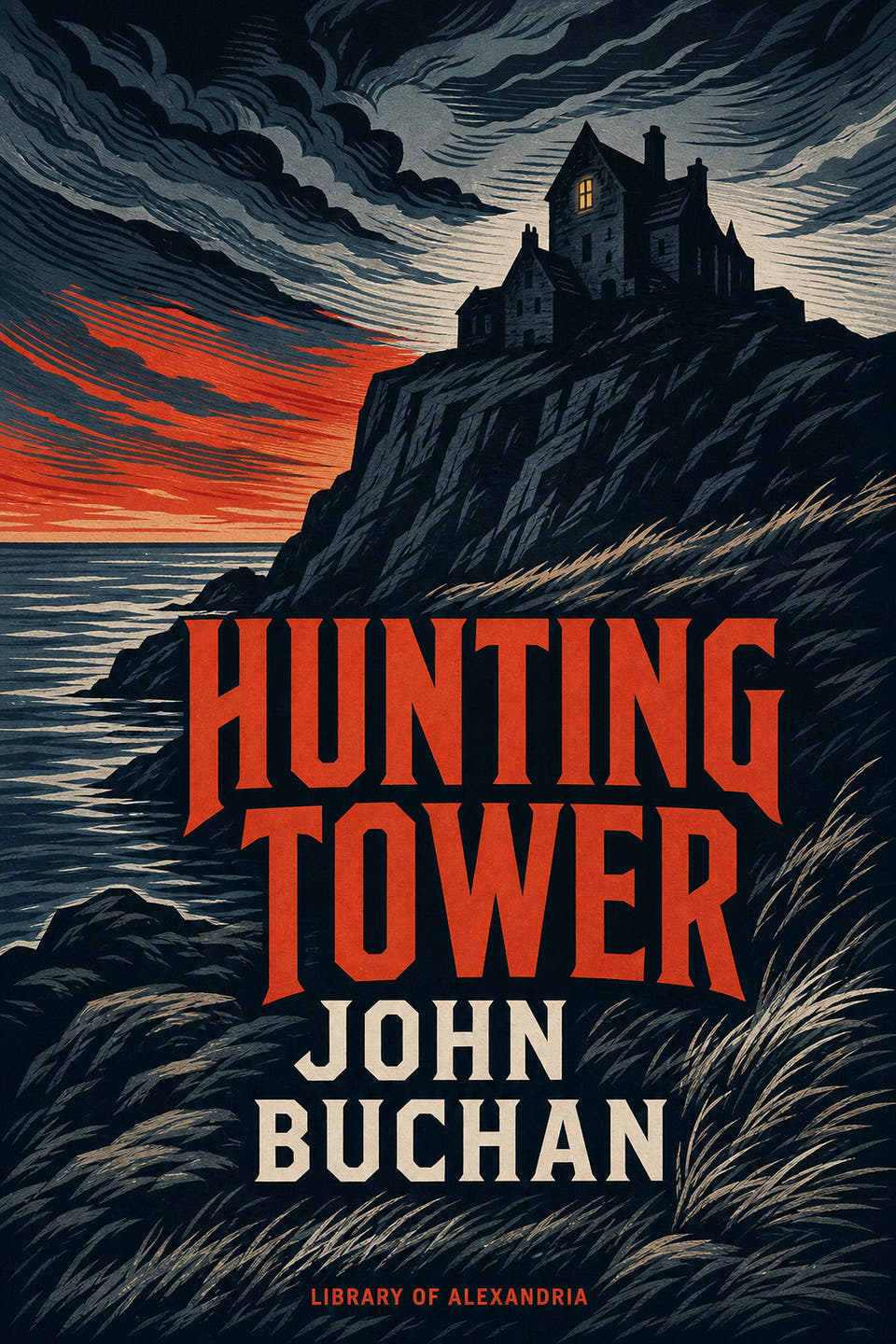Huntingtower by John Buchan, the cover