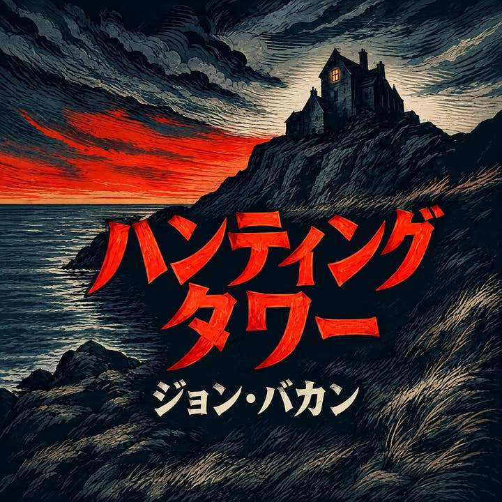 『ハンティングタワー』のオーディオブックの表紙
