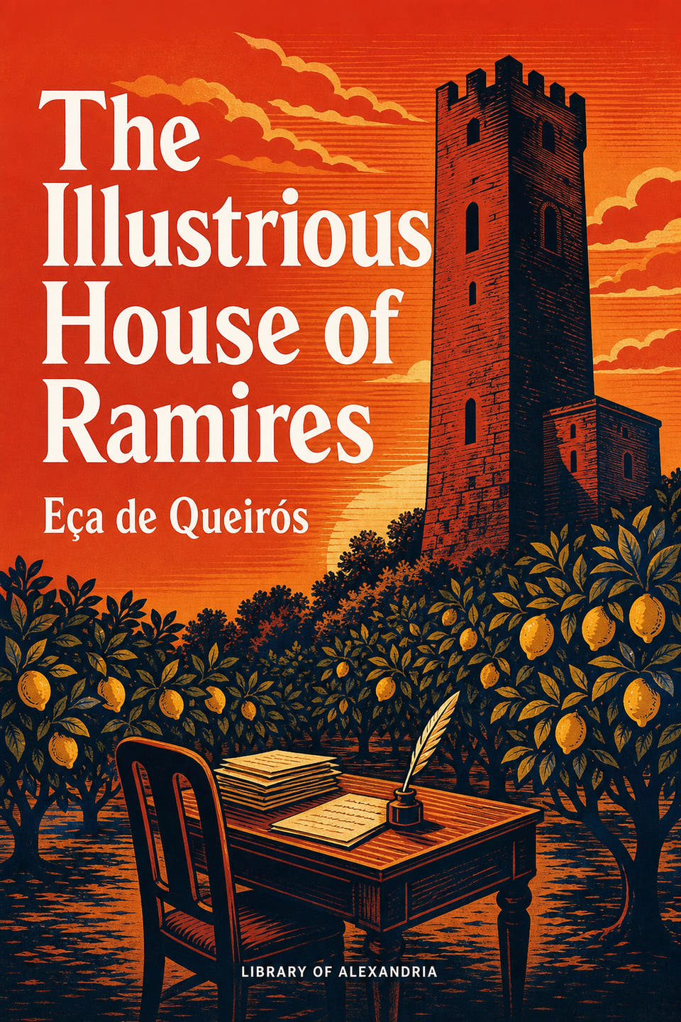 The Illustrious House of Ramires by Eça de Queirós, the cover