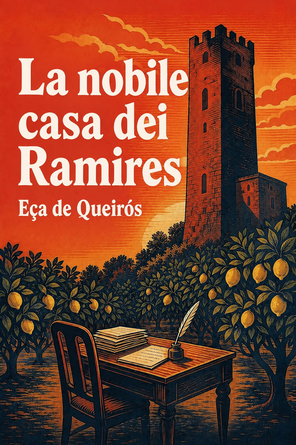 La nobile casa dei Ramires by Eça de Queirós, the cover