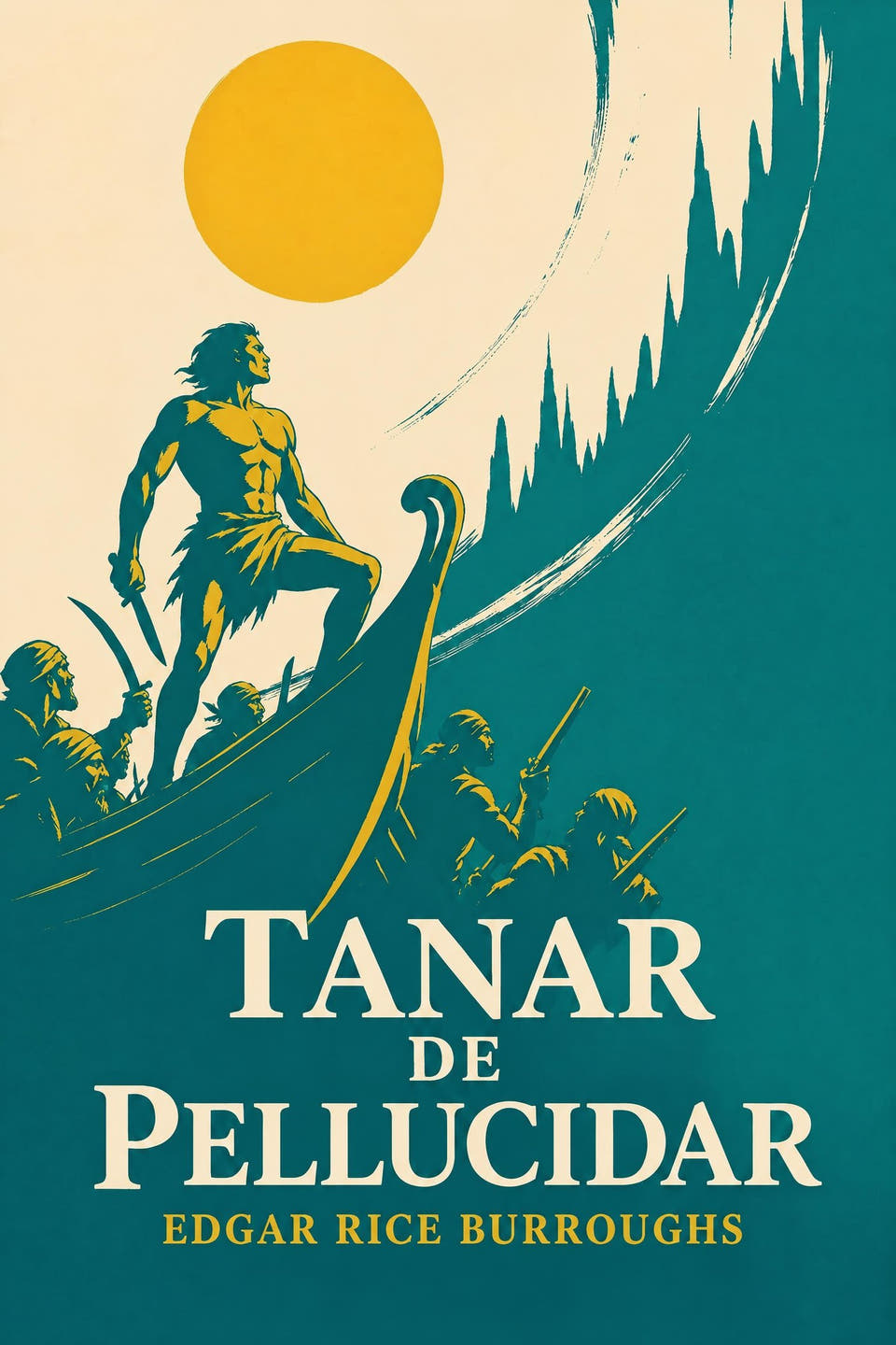 Tanar de Pellucidar by Edgar Rice Burroughs, the cover