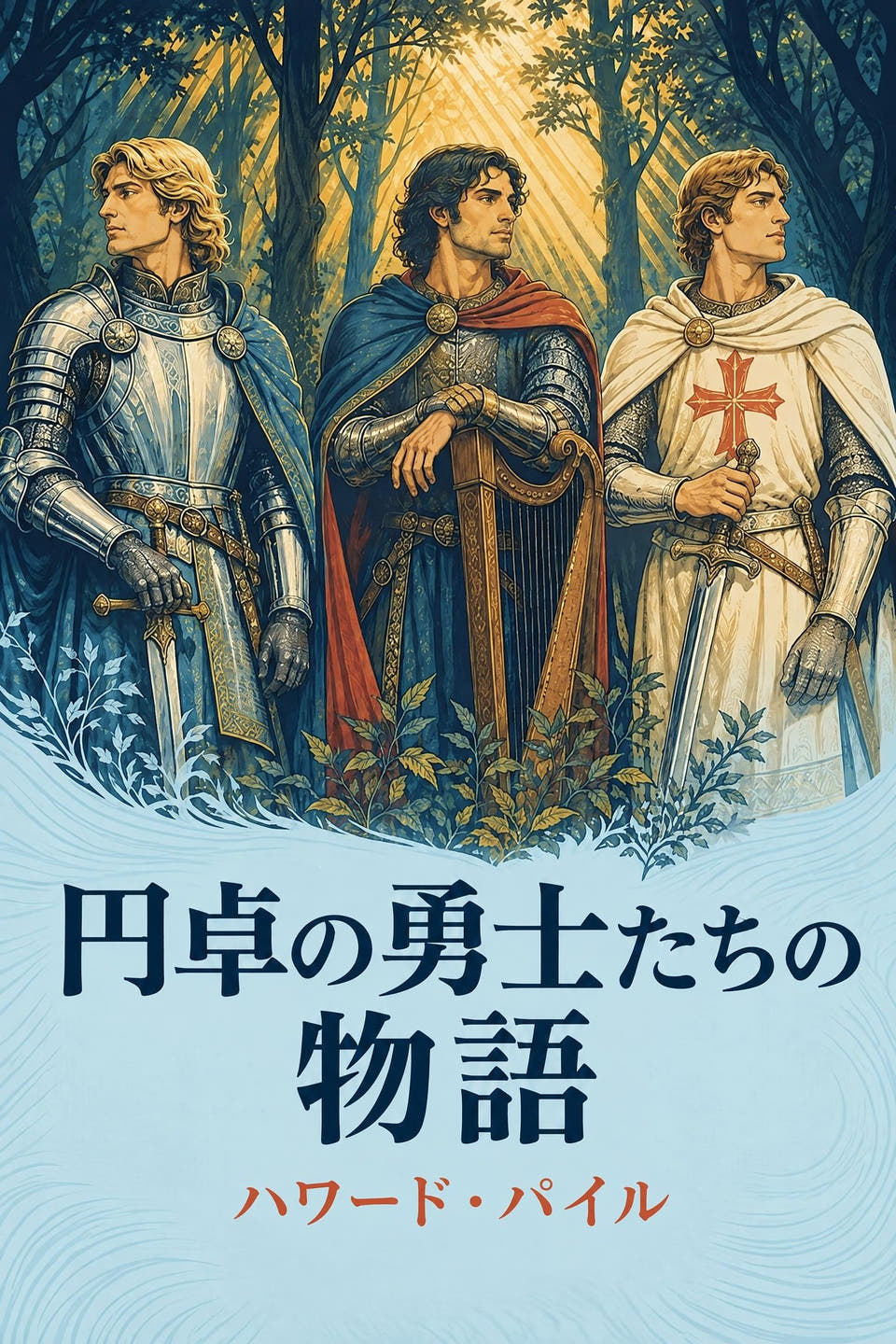 ハワード・パイル著『円卓の勇士たちの物語』の表紙