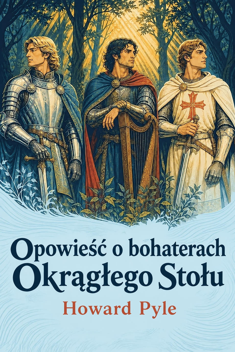 Opowieść o bohaterach Okrągłego Stołu, autor: Howard Pyle — okładka
