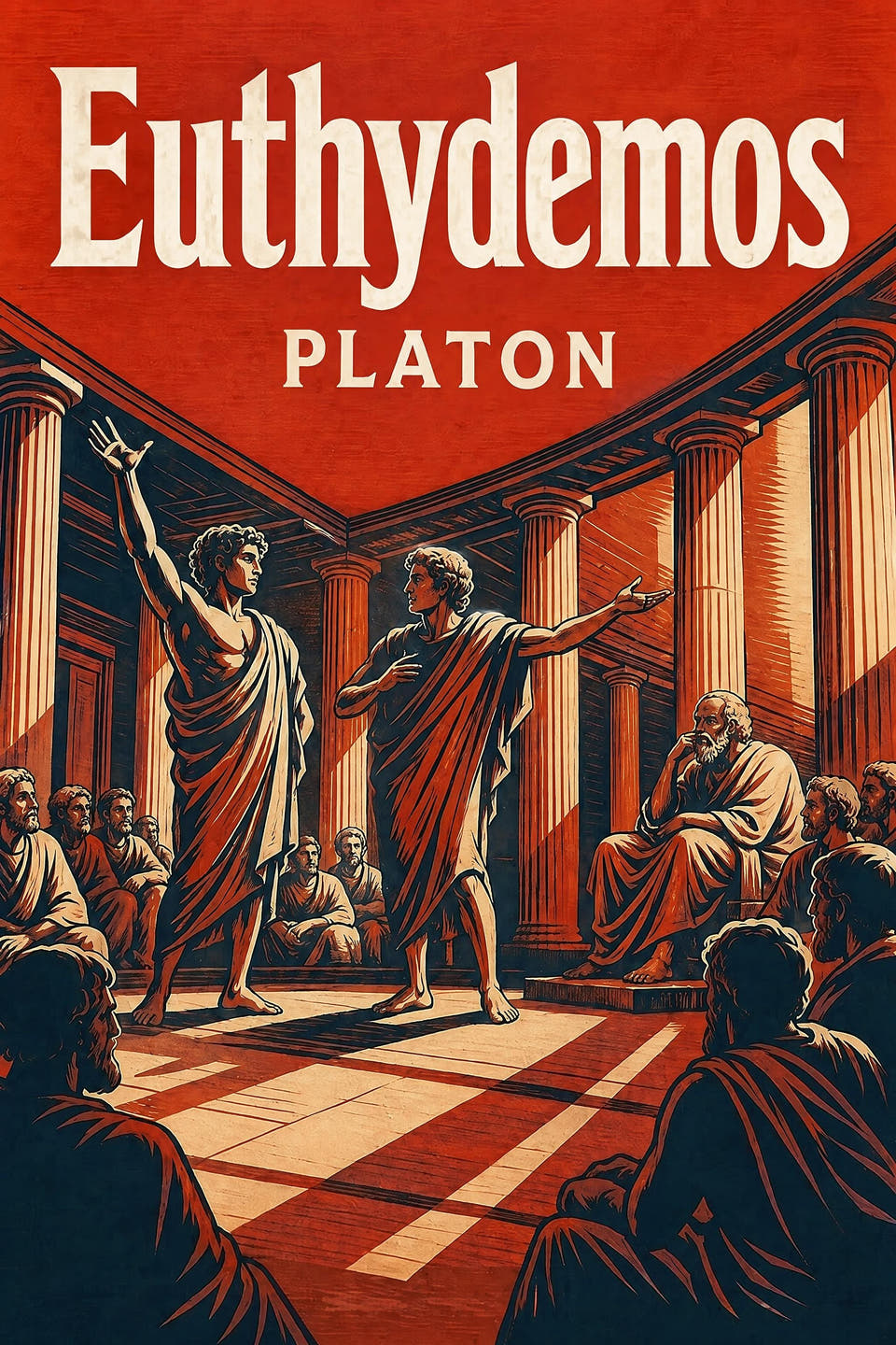 Euthydemos by Platon, the cover