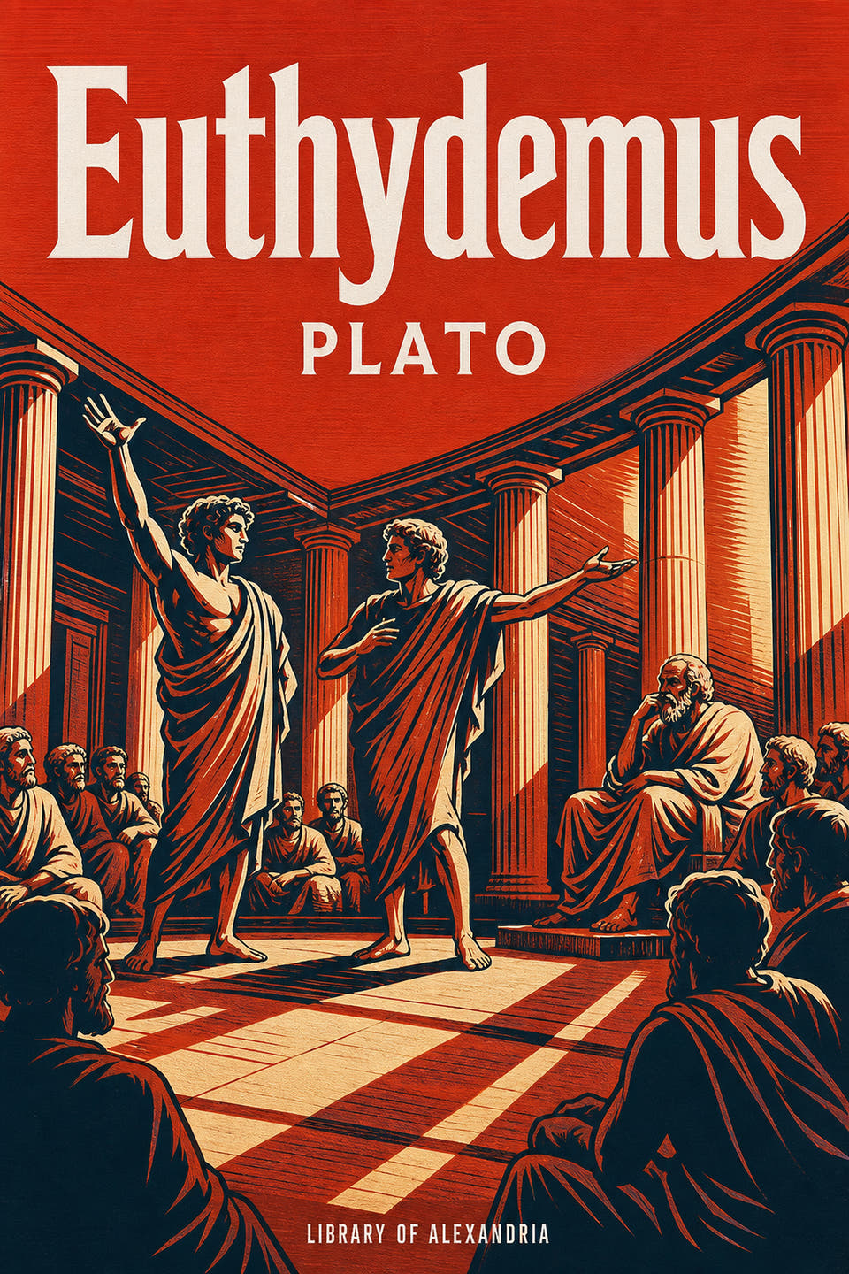 Euthydemus by Plato, the cover