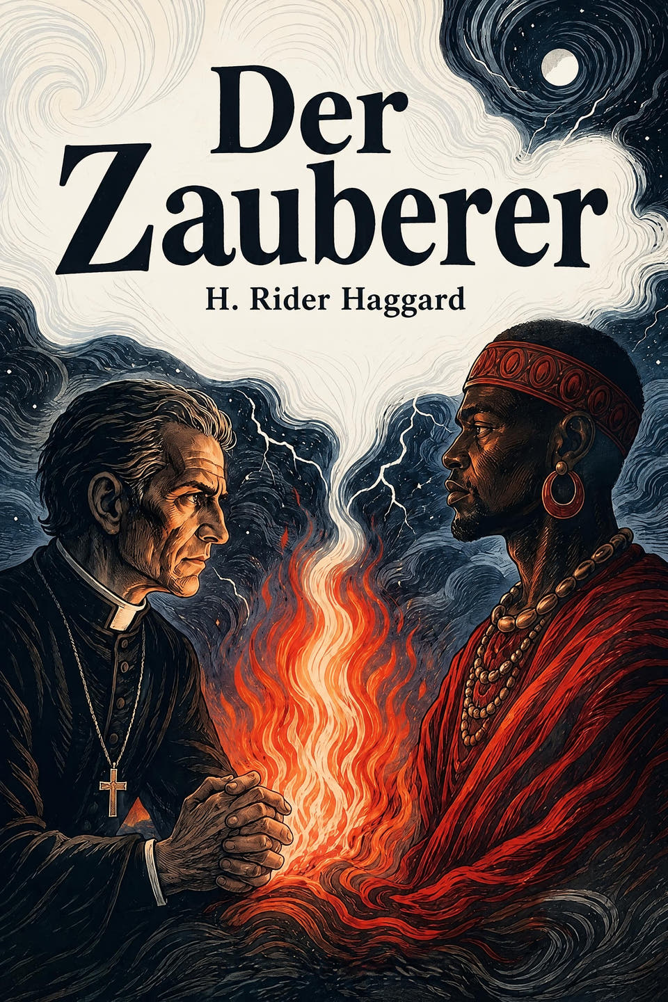 Der Zauberer by H. Rider Haggard, the cover