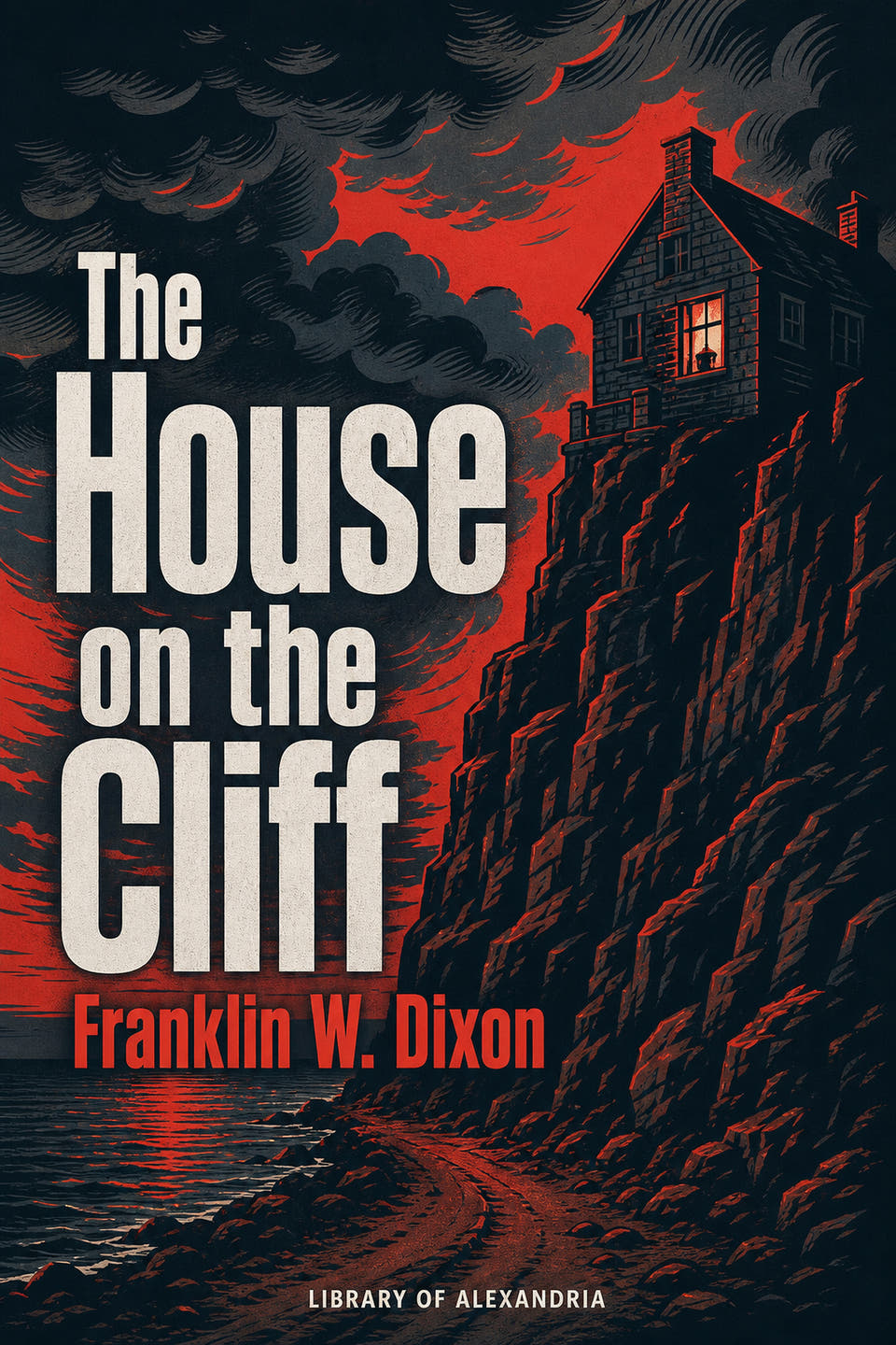 The House on the Cliff by Franklin W. Dixon, the cover