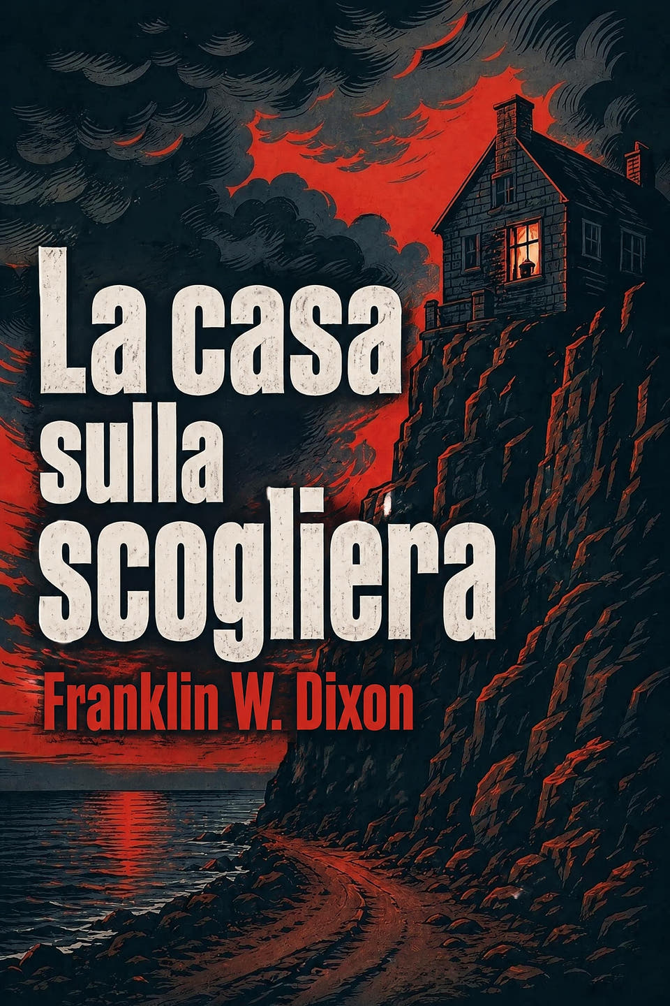 La casa sulla scogliera by Franklin W. Dixon, the cover