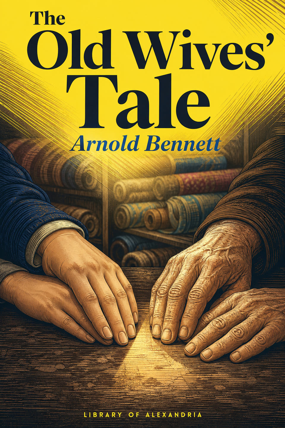Cuento de viejas by Arnold Bennett, the cover