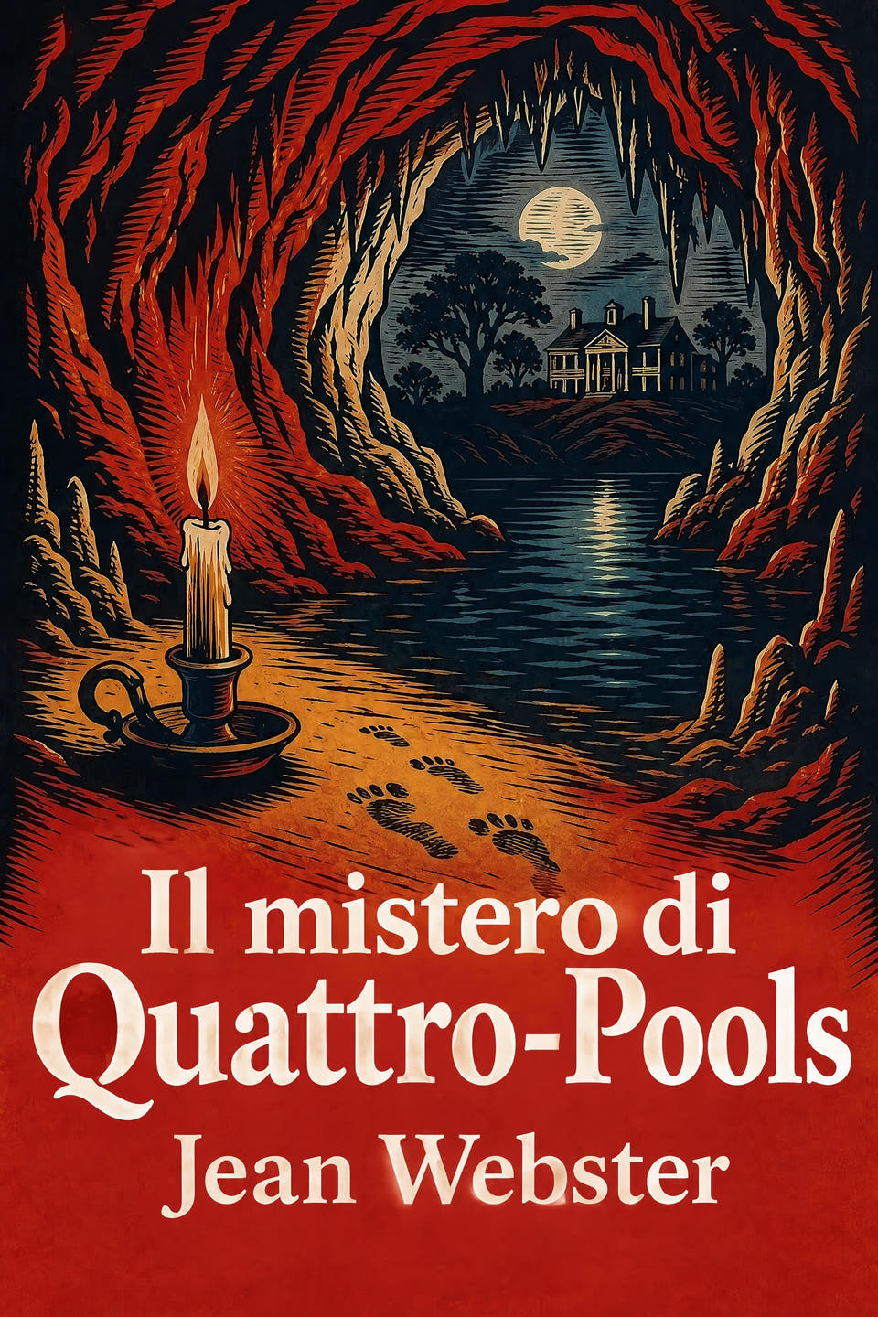 Il mistero di Quattro-Pools by Jean Webster, the cover