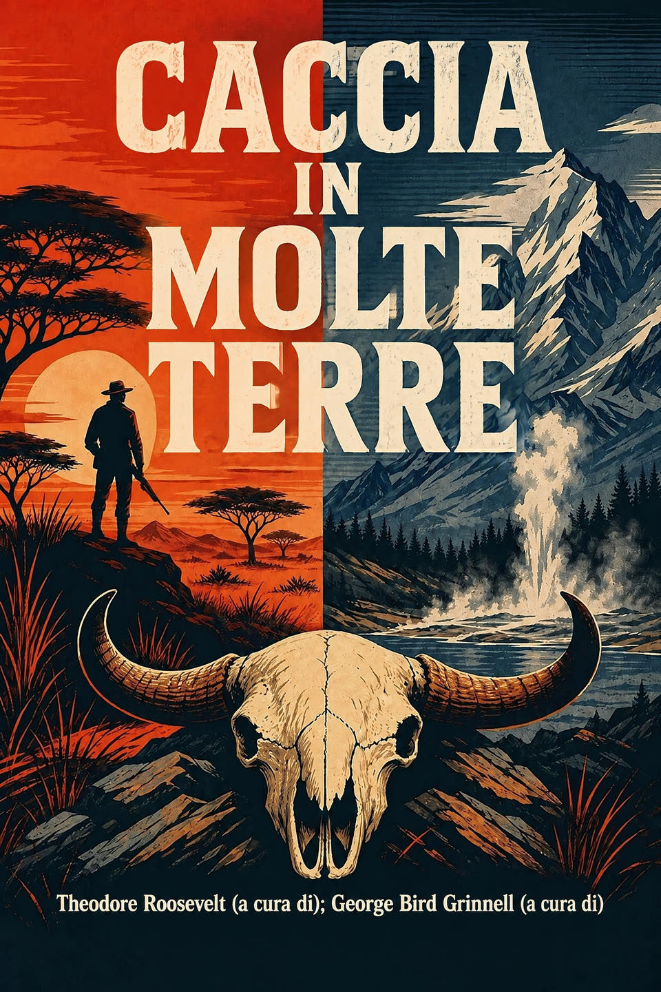 Caccia in molte terre by Theodore Roosevelt (a cura di); George Bird Grinnell (a cura di), the cover