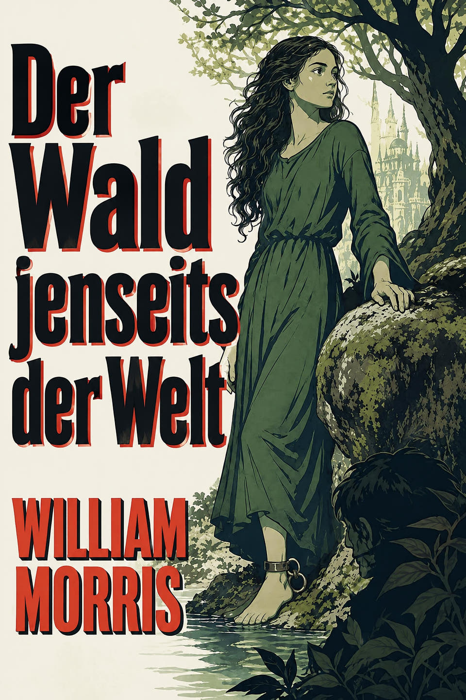 Der Wald jenseits der Welt by William Morris, the cover
