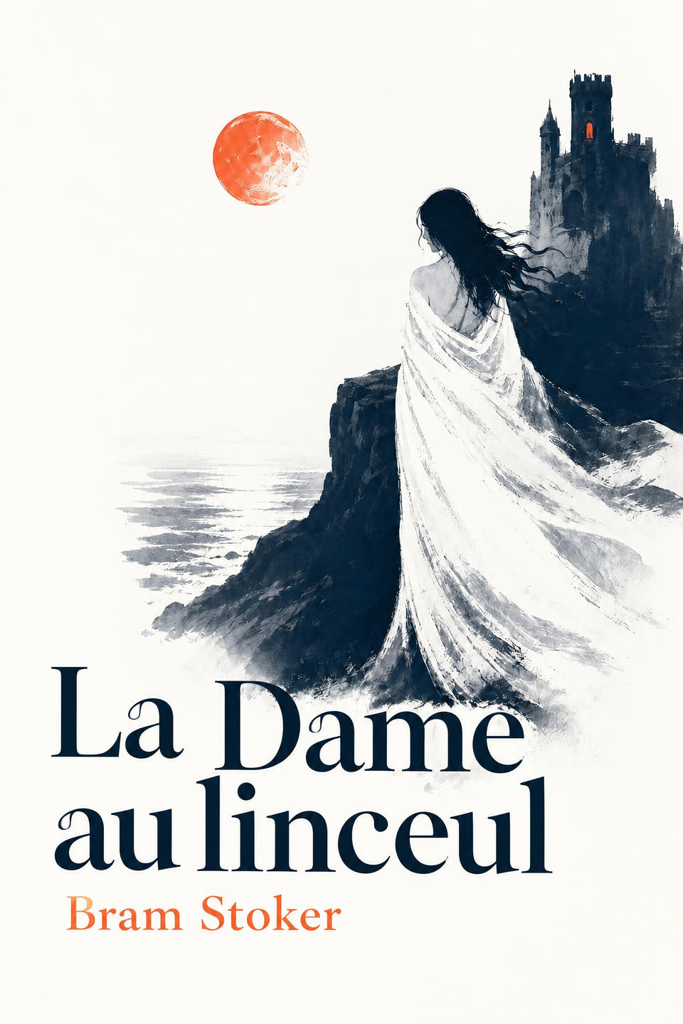La Dame au linceul by Bram Stoker, the cover